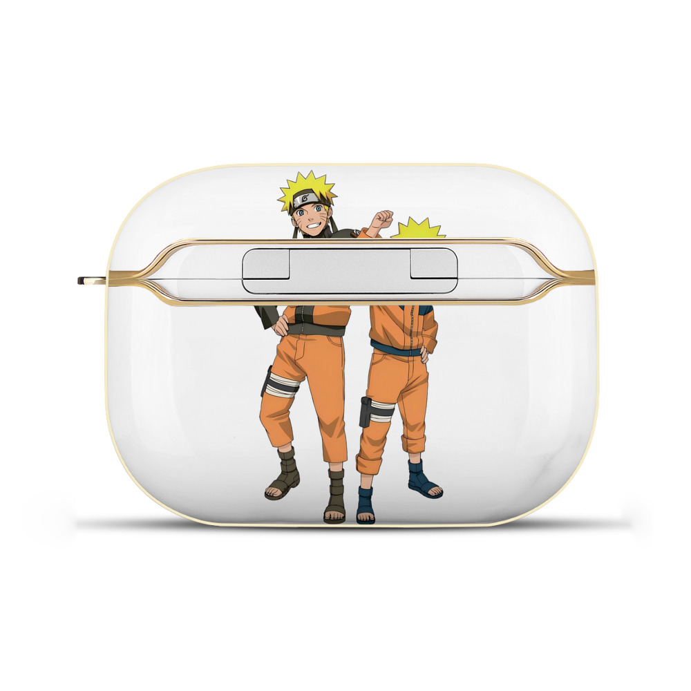 （画像用） NARUTO -ナルト- うずまき ナルト Uzumaki Naruto 【AirPods Pro用】ハードシェル保護ケース｜耐衝撃・防指紋・カラビナ付き商品仕様