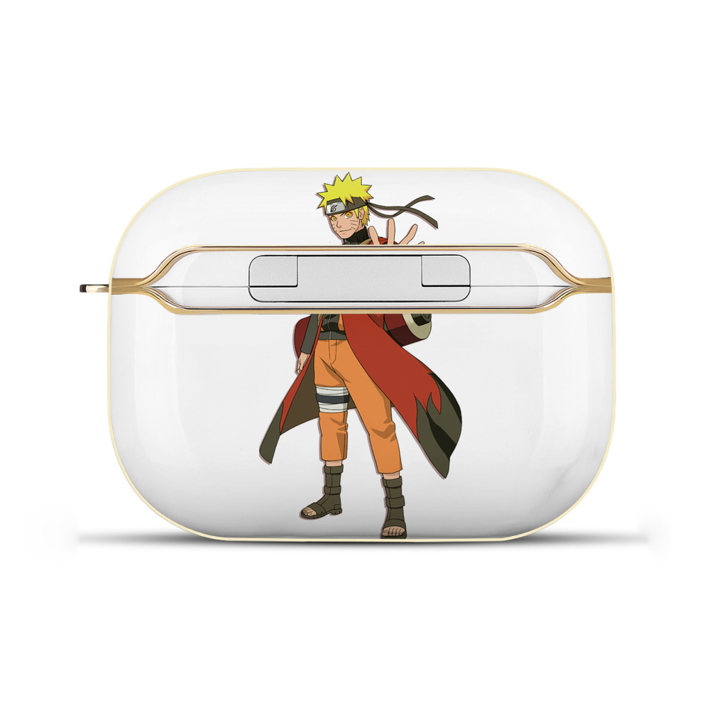 （画像用） NARUTO -ナルト- うずまき ナルト Uzumaki Naruto 【AirPods Pro用】ハードシェル保護ケース｜耐衝撃・防指紋・カラビナ付き商品仕様