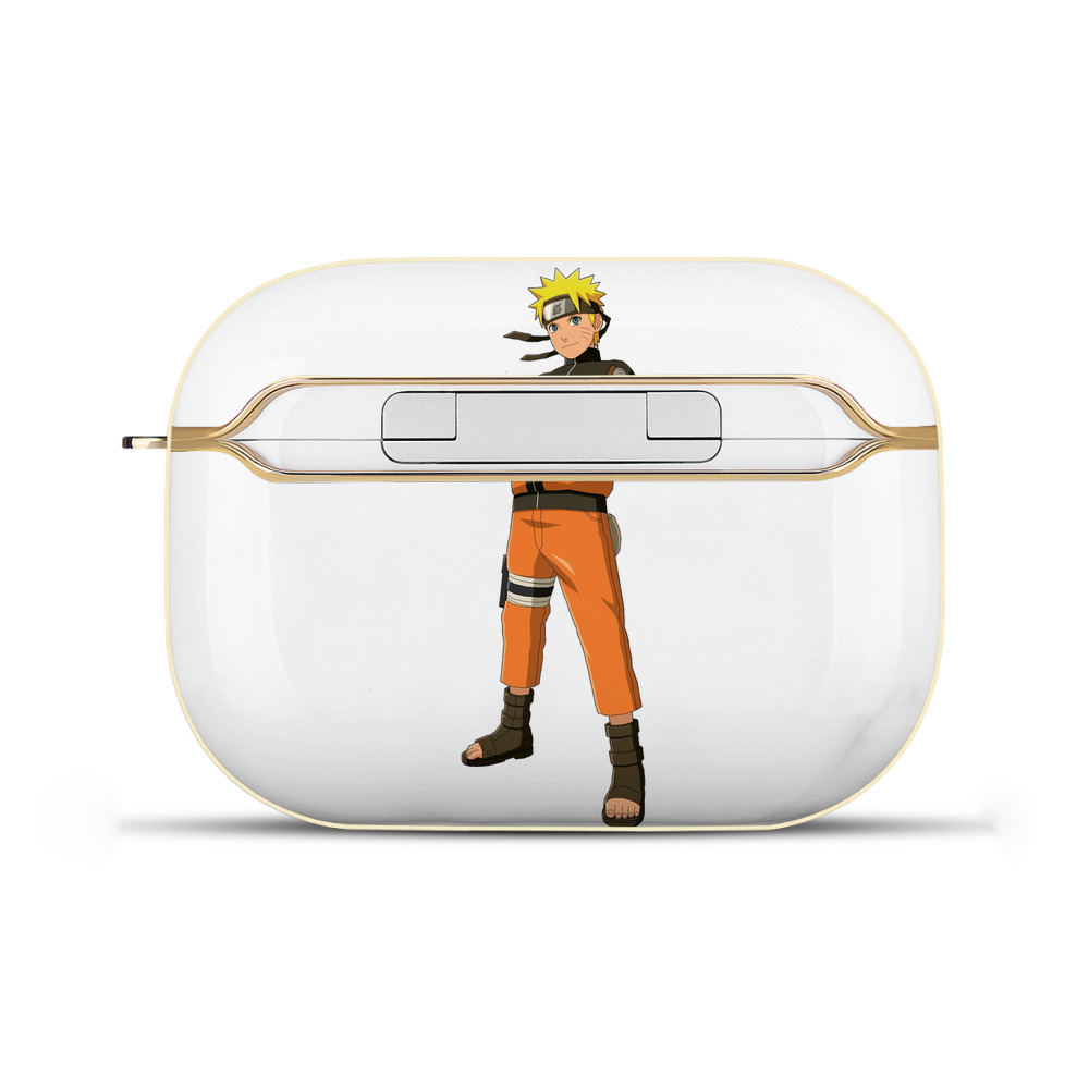 （画像用） NARUTO -ナルト- うずまき ナルト Uzumaki Naruto 【AirPods Pro用】ハードシェル保護ケース｜耐衝撃・防指紋・カラビナ付き商品仕様