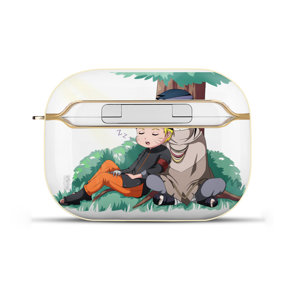 （画像用） NARUTO -ナルト- うずまき ナルト Uzumaki Naruto 【AirPods Pro用】ハードシェル保護ケース｜耐衝撃・防指紋・カラビナ付き商品仕様