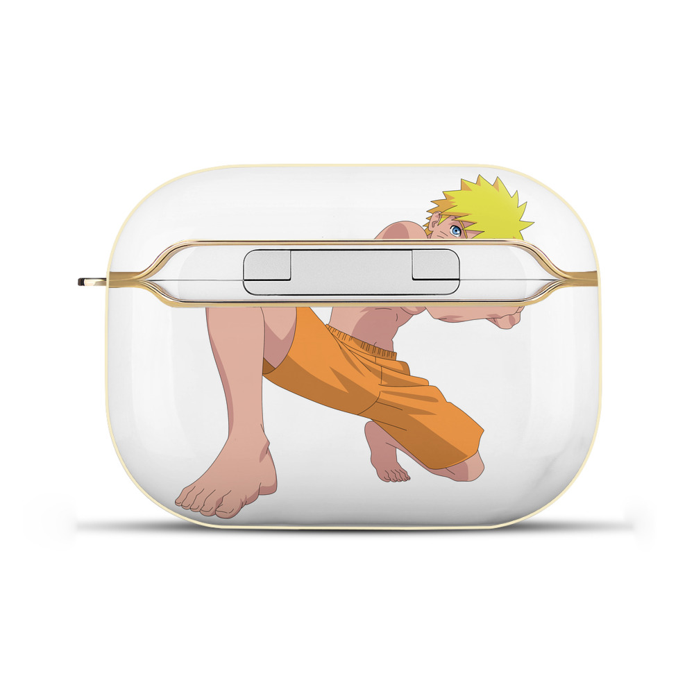 （画像用） NARUTO -ナルト- うずまき ナルト Uzumaki Naruto 【AirPods Pro用】ハードシェル保護ケース｜耐衝撃・防指紋・カラビナ付き商品仕様