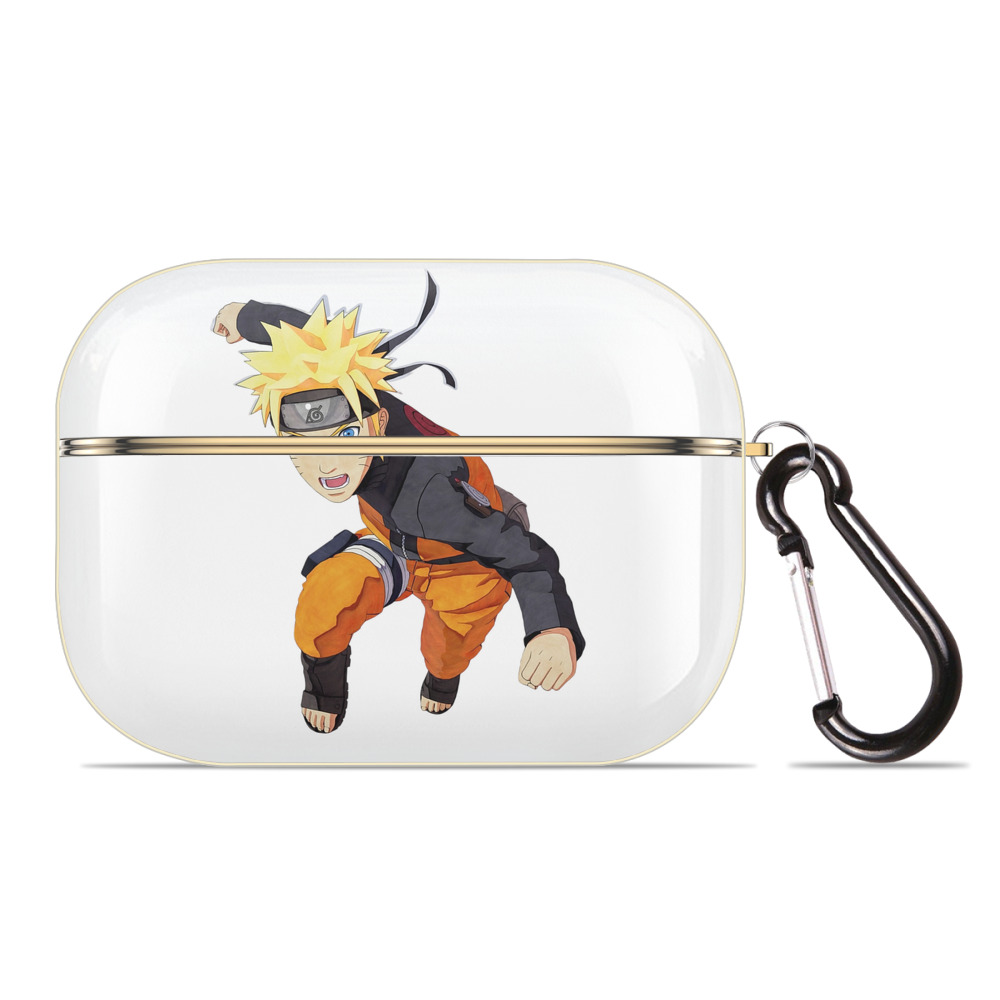 （画像用） NARUTO -ナルト- うずまき ナルト Uzumaki Naruto 【AirPods Pro用】ハードシェル保護ケース｜耐衝撃・防指紋・カラビナ付き商品仕様