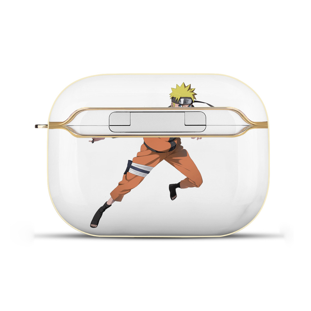 （画像用） NARUTO -ナルト- うずまき ナルト Uzumaki Naruto 【AirPods Pro用】ハードシェル保護ケース｜耐衝撃・防指紋・カラビナ付き商品仕様