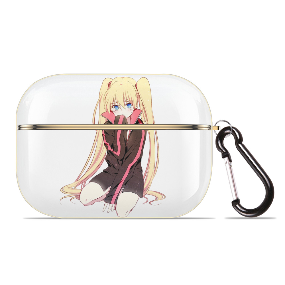 （画像用） NARUTO -ナルト- うずまき ナルト Uzumaki Naruto 【AirPods Pro用】ハードシェル保護ケース｜耐衝撃・防指紋・カラビナ付き商品仕様