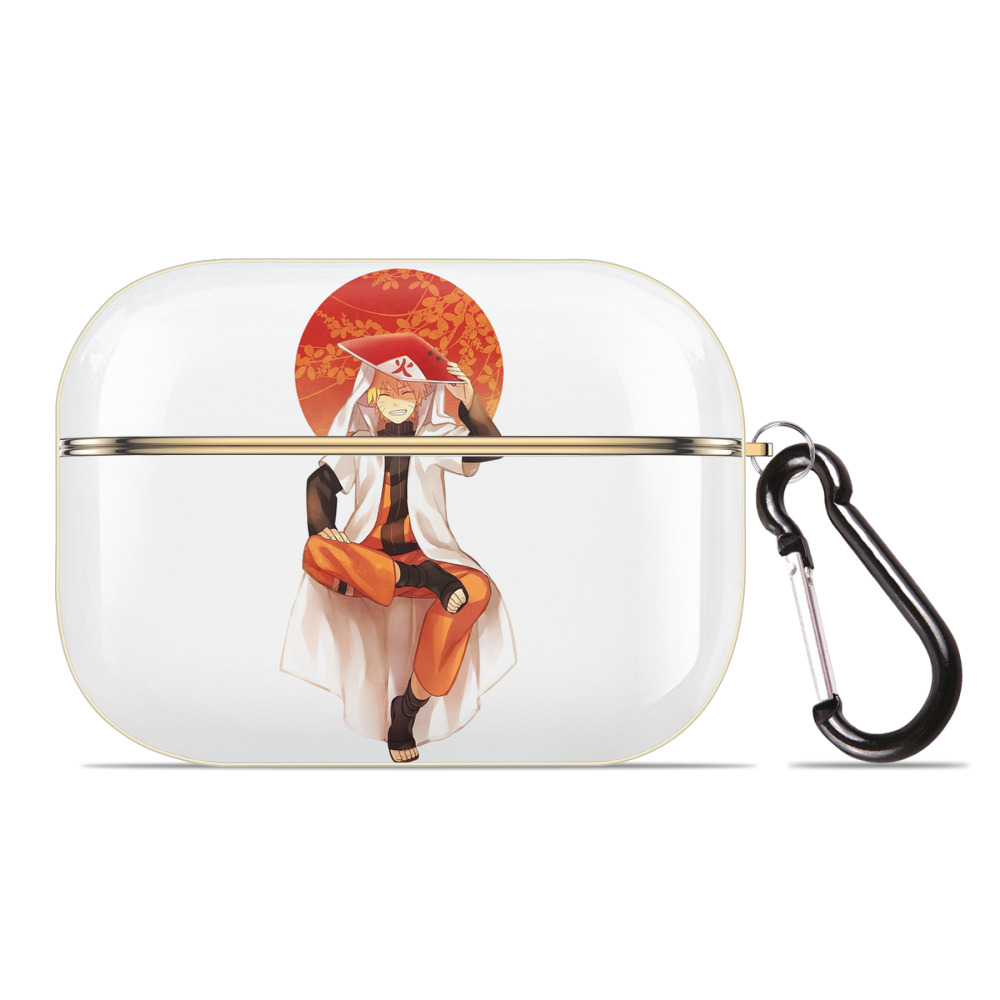 （画像用） NARUTO -ナルト- うずまき ナルト Uzumaki Naruto 【AirPods Pro用】ハードシェル保護ケース｜耐衝撃・防指紋・カラビナ付き商品仕様