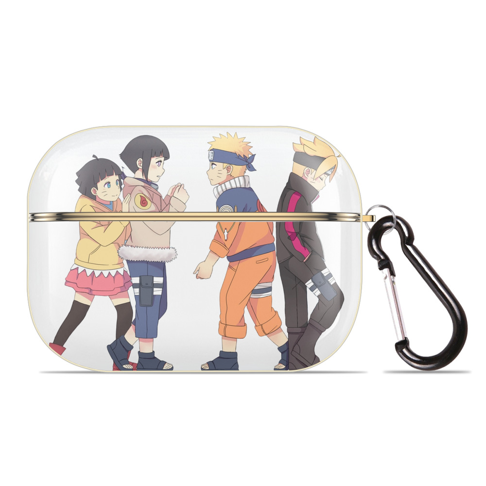 （画像用） NARUTO -ナルト- うずまき ナルト Uzumaki Naruto 【AirPods Pro用】ハードシェル保護ケース｜耐衝撃・防指紋・カラビナ付き商品仕様