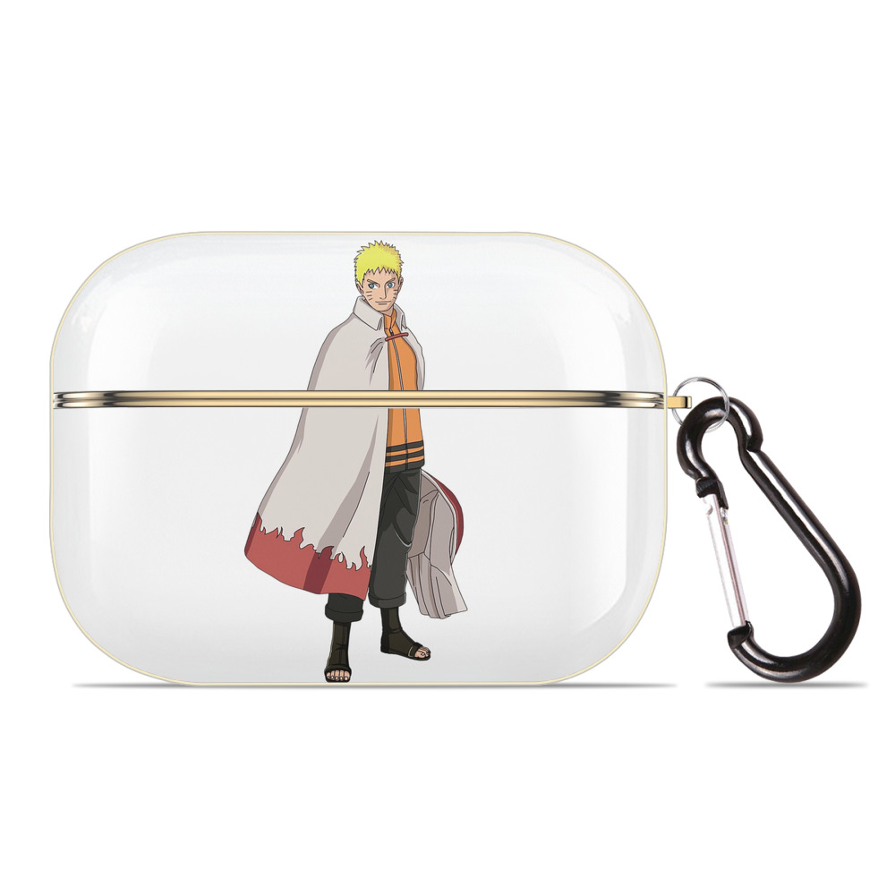 （画像用） NARUTO -ナルト- うずまき ナルト Uzumaki Naruto 【AirPods Pro用】ハードシェル保護ケース｜耐衝撃・防指紋・カラビナ付き商品仕様