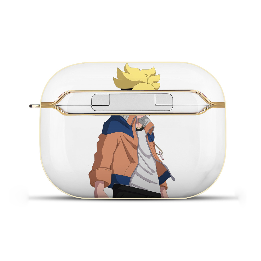 （画像用） NARUTO -ナルト- うずまき ナルト Uzumaki Naruto 【AirPods Pro用】ハードシェル保護ケース｜耐衝撃・防指紋・カラビナ付き商品仕様