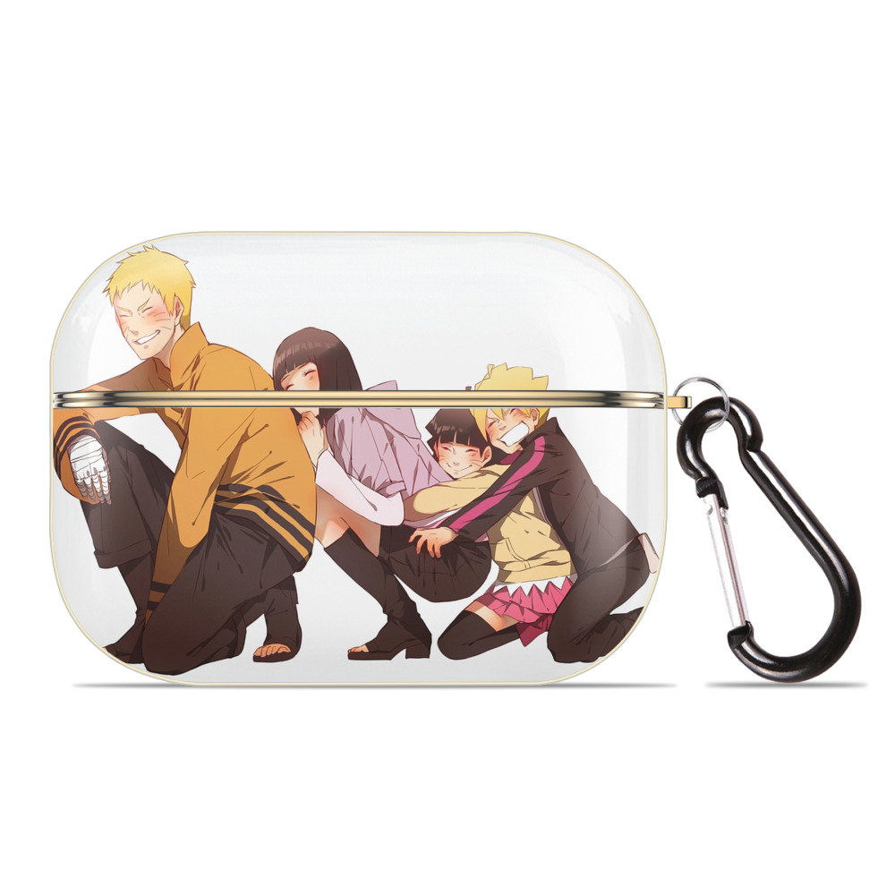 （画像用） NARUTO -ナルト- うずまき ナルト Uzumaki Naruto 【AirPods Pro用】ハードシェル保護ケース｜耐衝撃・防指紋・カラビナ付き商品仕様