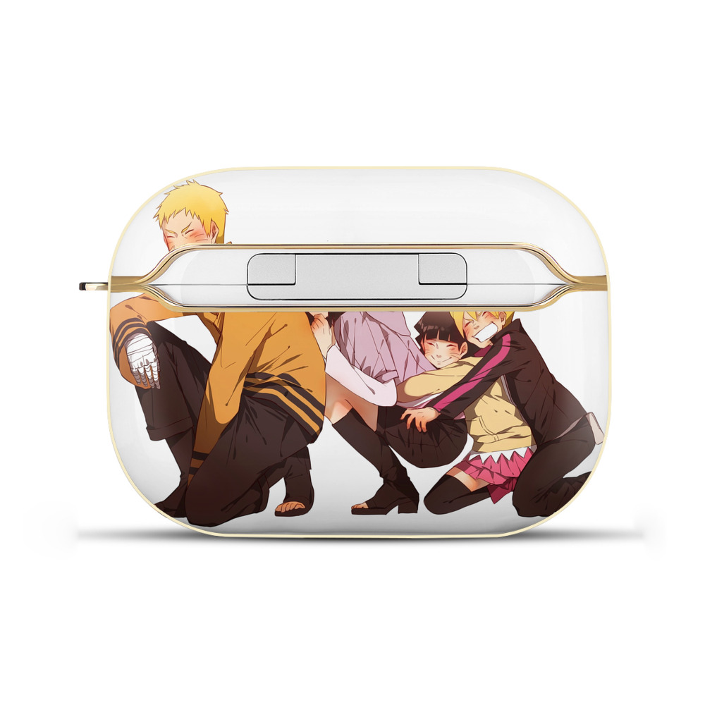 （画像用） NARUTO -ナルト- うずまき ナルト Uzumaki Naruto 【AirPods Pro用】ハードシェル保護ケース｜耐衝撃・防指紋・カラビナ付き商品仕様