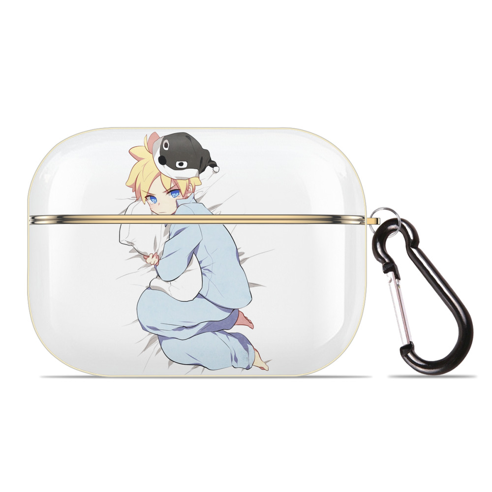 （画像用） NARUTO -ナルト- うずまき ナルト Uzumaki Naruto 【AirPods Pro用】ハードシェル保護ケース｜耐衝撃・防指紋・カラビナ付き商品仕様