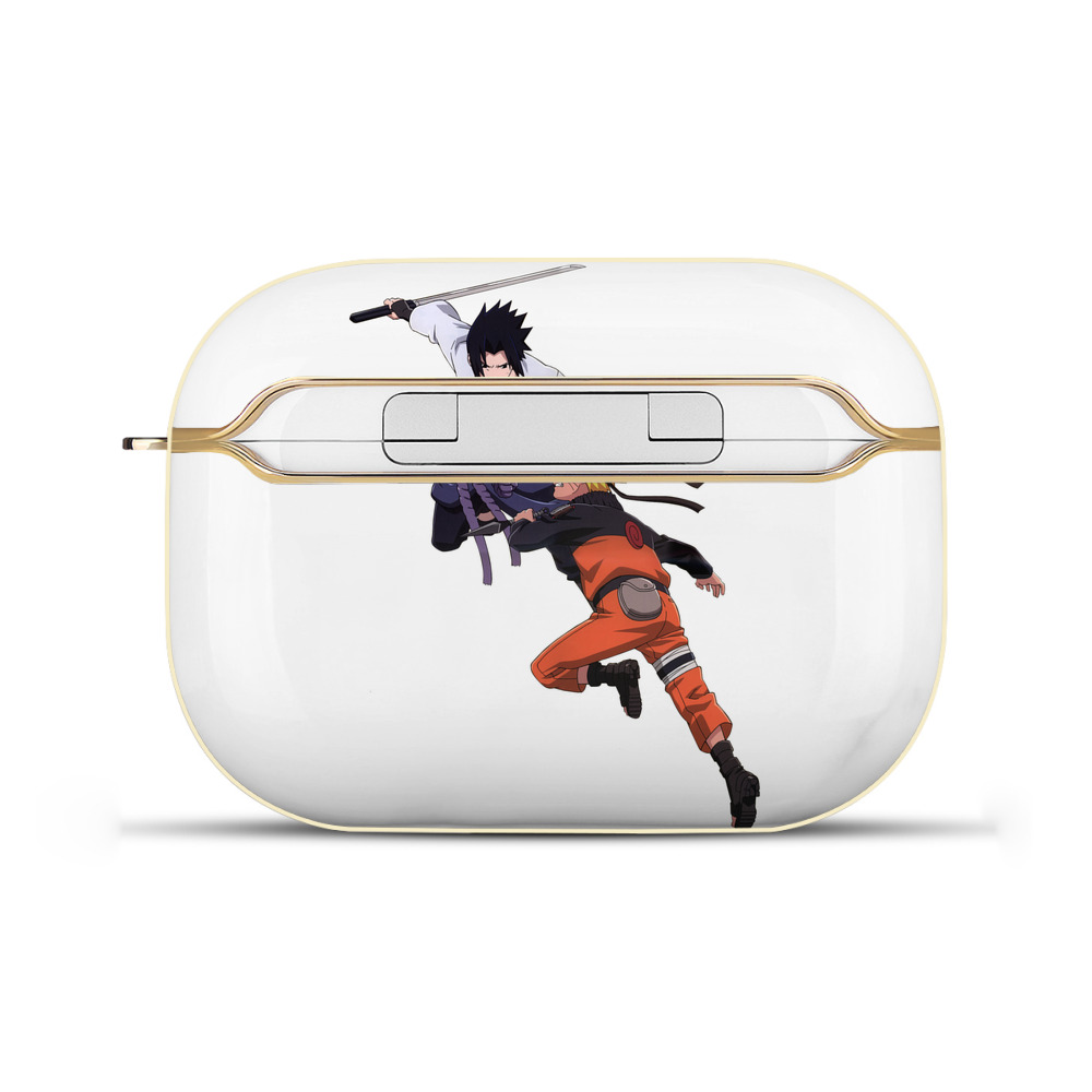 （画像用） NARUTO -ナルト- うちは サスケ Uchiha Sasuke 【AirPods Pro用】ハードシェル保護ケース｜耐衝撃・防指紋・カラビナ付き商品仕様