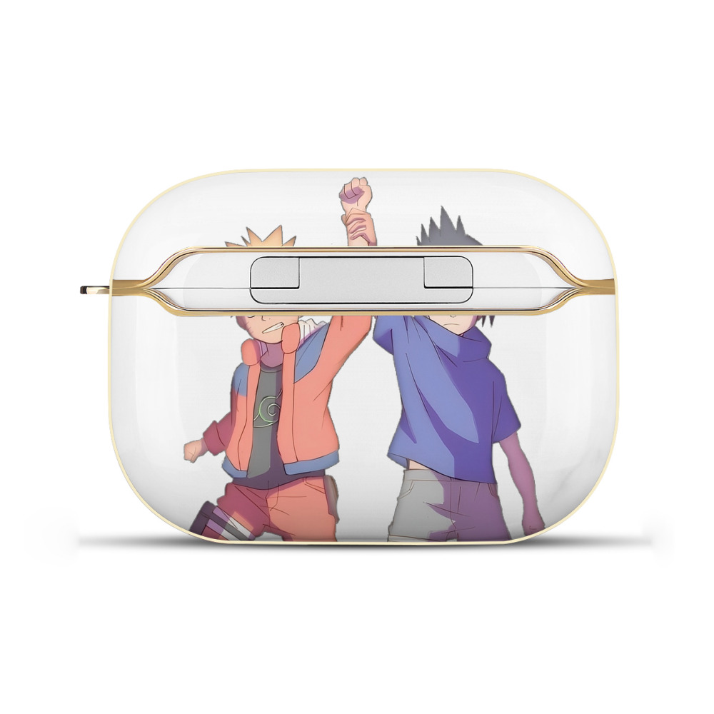 （画像用） NARUTO -ナルト- うちは サスケ Uchiha Sasuke 【AirPods Pro用】ハードシェル保護ケース｜耐衝撃・防指紋・カラビナ付き商品仕様