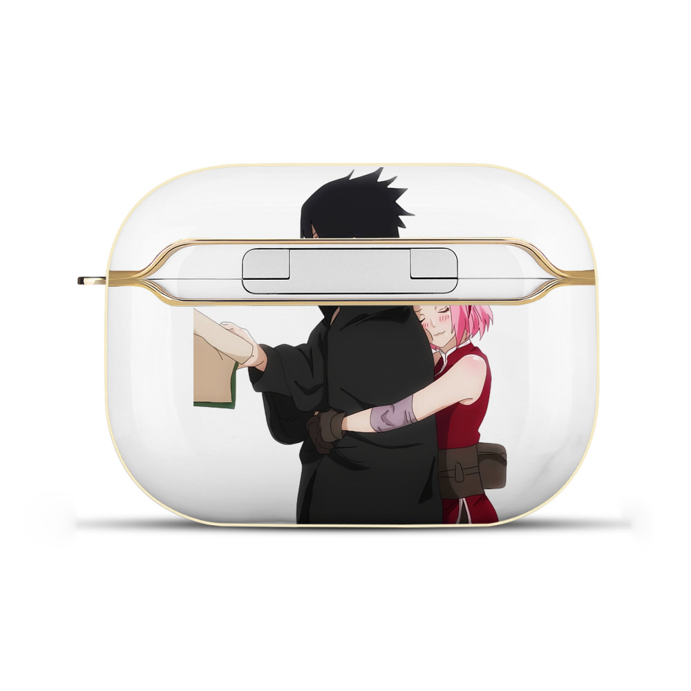 （画像用） NARUTO -ナルト- うちは サスケ Uchiha Sasuke 【AirPods Pro用】ハードシェル保護ケース｜耐衝撃・防指紋・カラビナ付き商品仕様