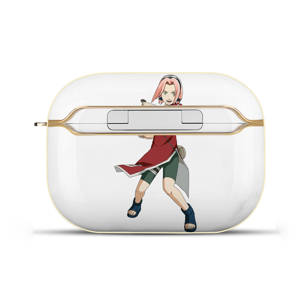 （画像用） NARUTO -ナルト- 春野サクラ Haruno Sakura 【AirPods Pro用】ハードシェル保護ケース｜耐衝撃・防指紋・カラビナ付き商品仕様