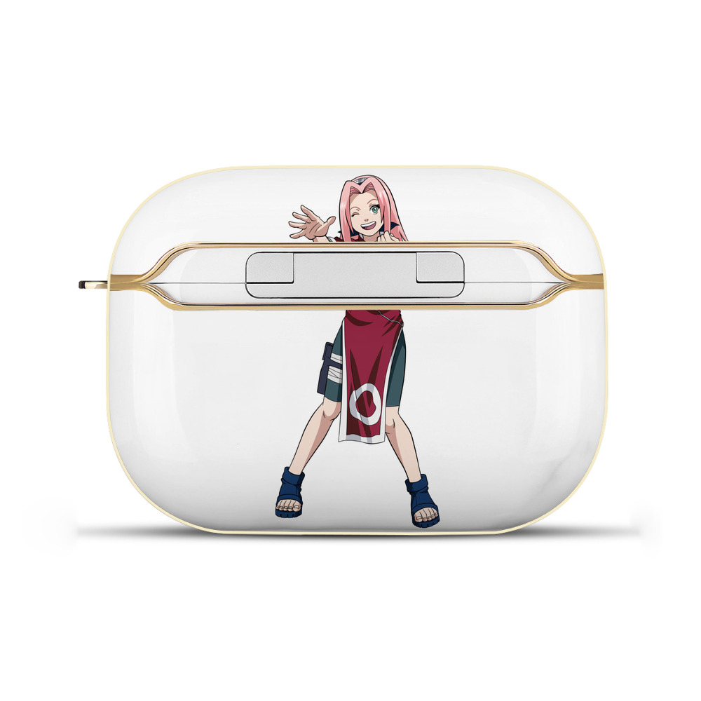 （画像用） NARUTO -ナルト- 春野サクラ Haruno Sakura 【AirPods Pro用】ハードシェル保護ケース｜耐衝撃・防指紋・カラビナ付き商品仕様