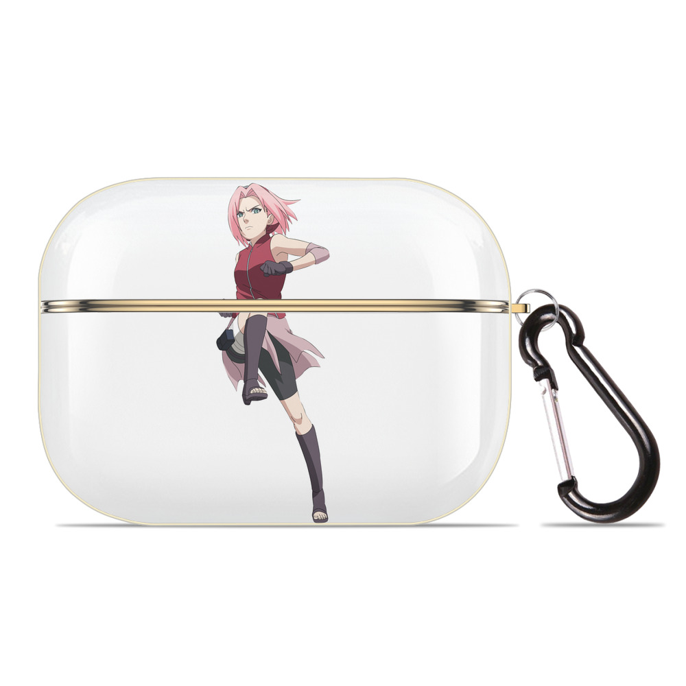 （画像用） NARUTO -ナルト- 春野サクラ Haruno Sakura 【AirPods Pro用】ハードシェル保護ケース｜耐衝撃・防指紋・カラビナ付き商品仕様