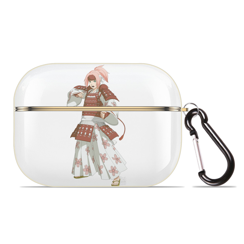 （画像用） NARUTO -ナルト- 春野サクラ Haruno Sakura 【AirPods Pro用】ハードシェル保護ケース｜耐衝撃・防指紋・カラビナ付き商品仕様