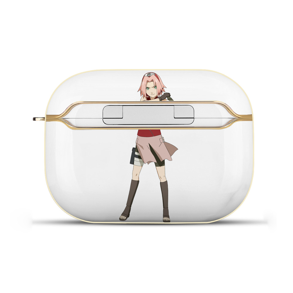 （画像用） NARUTO -ナルト- 春野サクラ Haruno Sakura 【AirPods Pro用】ハードシェル保護ケース｜耐衝撃・防指紋・カラビナ付き商品仕様