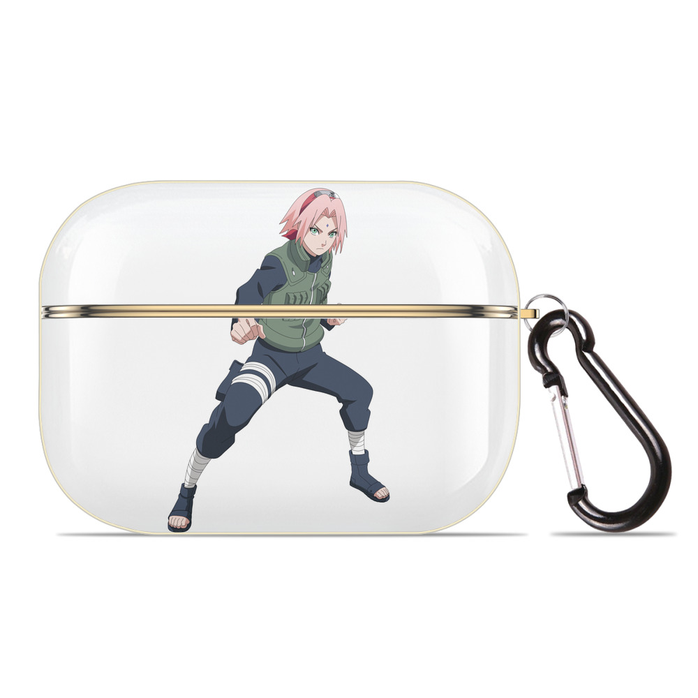 （画像用） NARUTO -ナルト- 春野サクラ Haruno Sakura 【AirPods Pro用】ハードシェル保護ケース｜耐衝撃・防指紋・カラビナ付き商品仕様