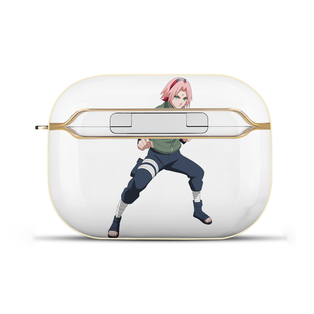 （画像用） NARUTO -ナルト- 春野サクラ Haruno Sakura 【AirPods Pro用】ハードシェル保護ケース｜耐衝撃・防指紋・カラビナ付き商品仕様