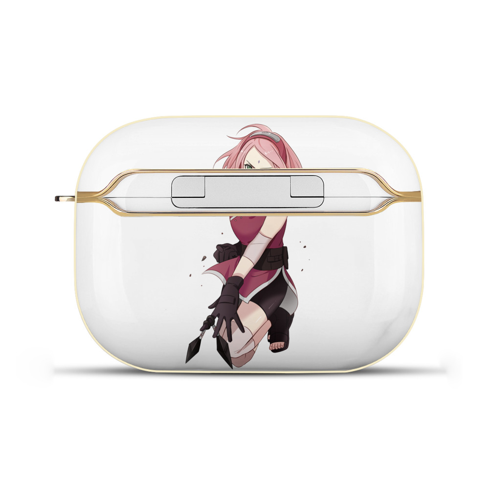 （画像用） NARUTO -ナルト- 春野サクラ Haruno Sakura 【AirPods Pro用】ハードシェル保護ケース｜耐衝撃・防指紋・カラビナ付き商品仕様