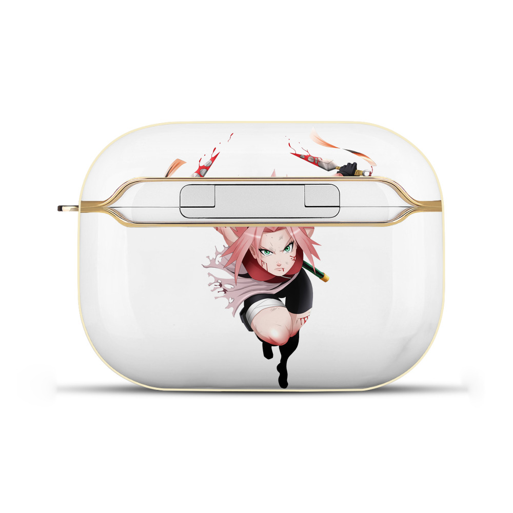（画像用） NARUTO -ナルト- 春野サクラ Haruno Sakura 【AirPods Pro用】ハードシェル保護ケース｜耐衝撃・防指紋・カラビナ付き商品仕様
