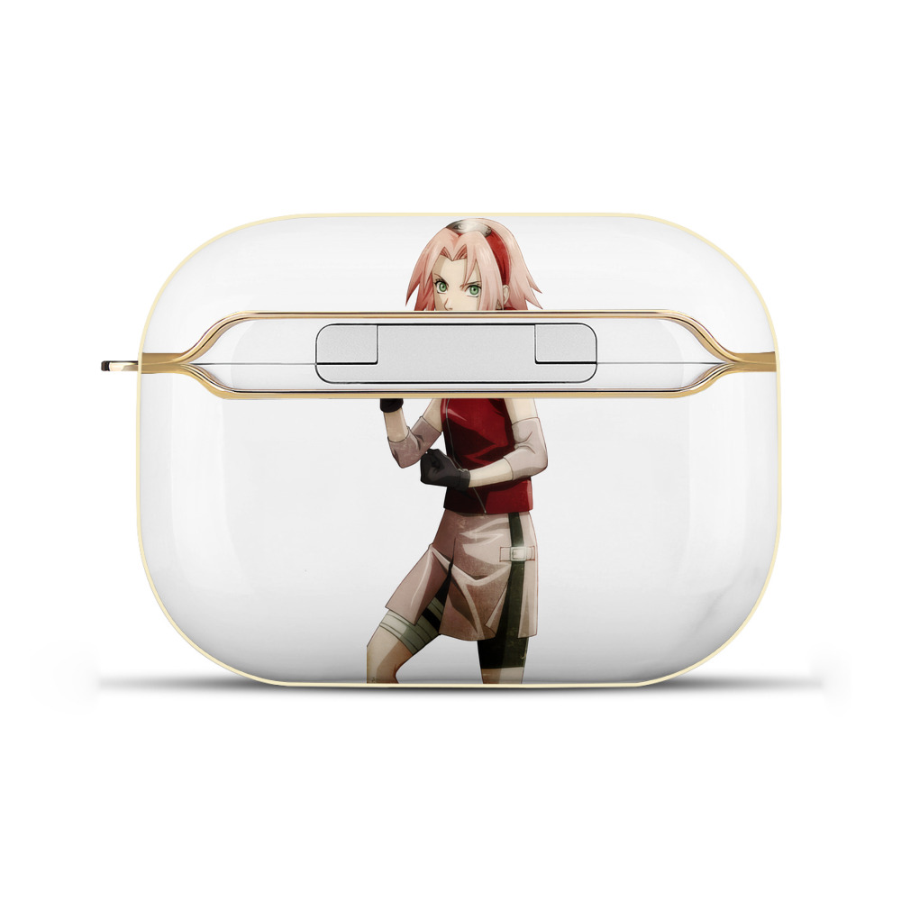 （画像用） NARUTO -ナルト- 春野サクラ Haruno Sakura 【AirPods Pro用】ハードシェル保護ケース｜耐衝撃・防指紋・カラビナ付き商品仕様