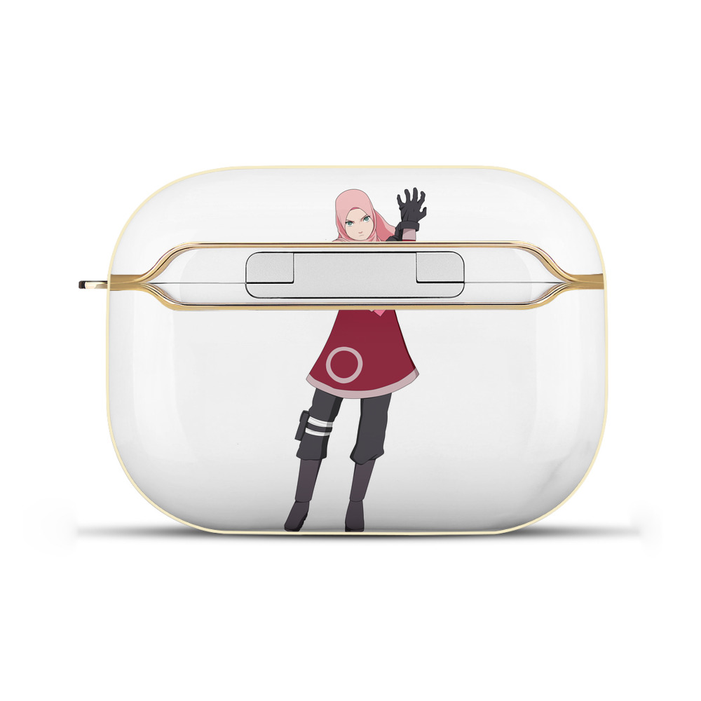 （画像用） NARUTO -ナルト- 春野サクラ Haruno Sakura 【AirPods Pro用】ハードシェル保護ケース｜耐衝撃・防指紋・カラビナ付き商品仕様