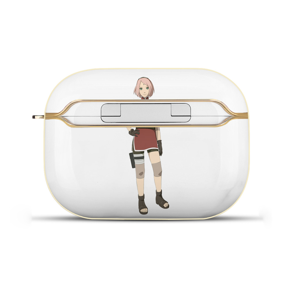 （画像用） NARUTO -ナルト- 春野サクラ Haruno Sakura 【AirPods Pro用】ハードシェル保護ケース｜耐衝撃・防指紋・カラビナ付き商品仕様