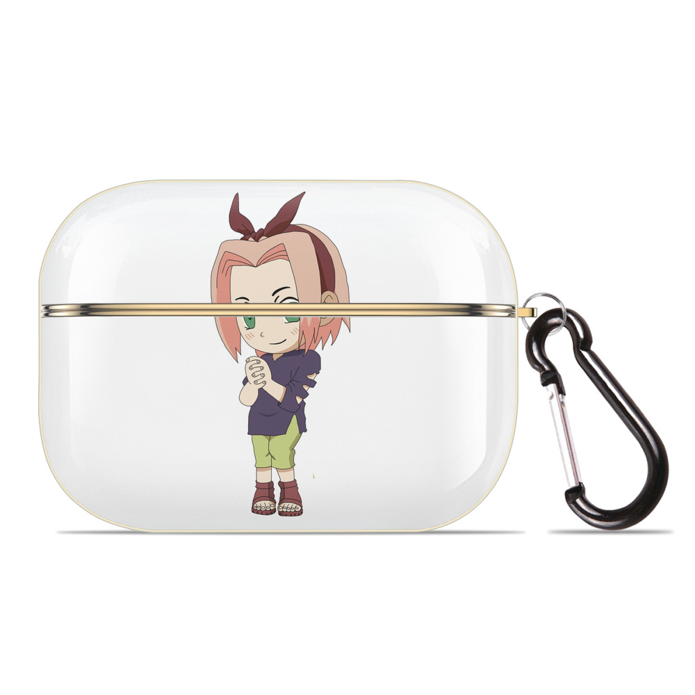 （画像用） NARUTO -ナルト- 春野サクラ Haruno Sakura 【AirPods Pro用】ハードシェル保護ケース｜耐衝撃・防指紋・カラビナ付き商品仕様