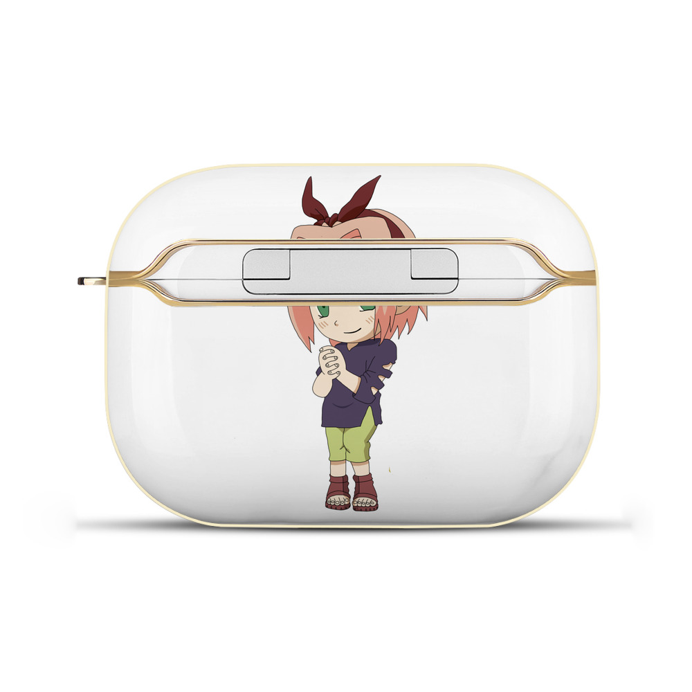 （画像用） NARUTO -ナルト- 春野サクラ Haruno Sakura 【AirPods Pro用】ハードシェル保護ケース｜耐衝撃・防指紋・カラビナ付き商品仕様