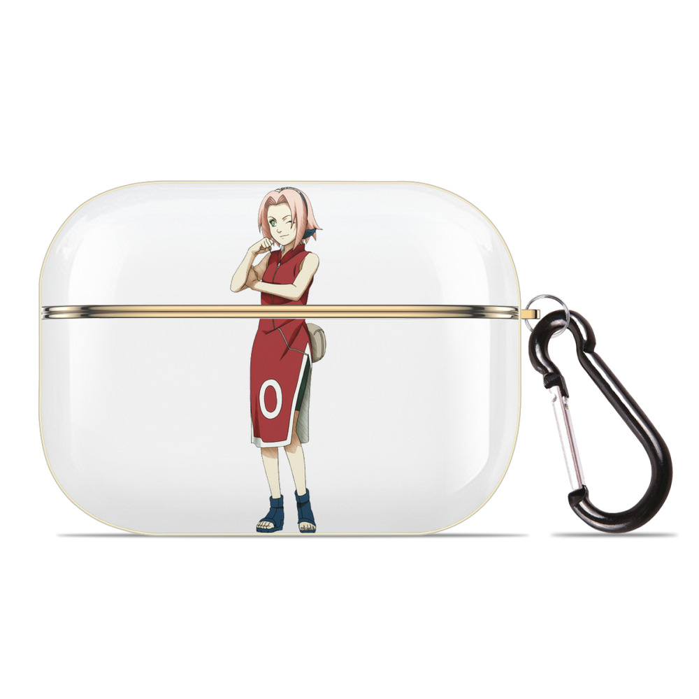 （画像用） NARUTO -ナルト- 春野サクラ Haruno Sakura 【AirPods Pro用】ハードシェル保護ケース｜耐衝撃・防指紋・カラビナ付き商品仕様