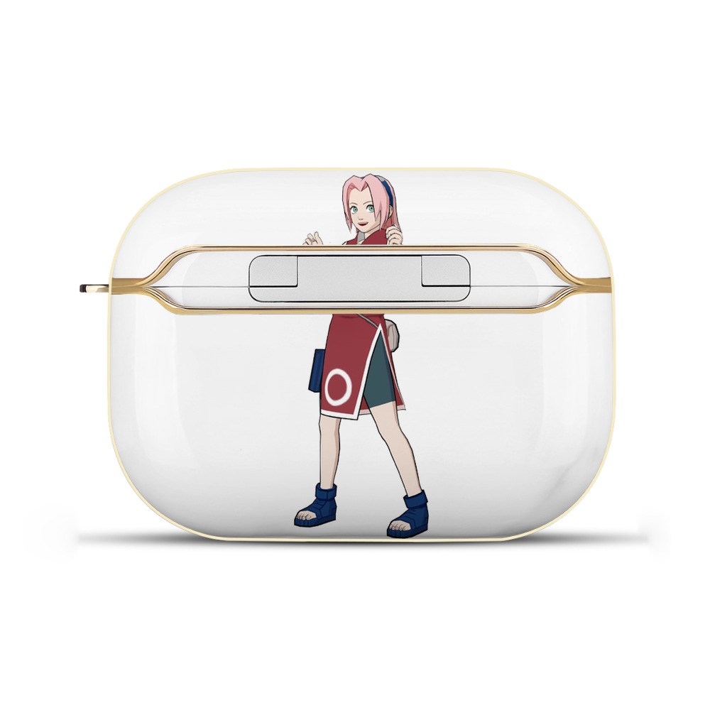 （画像用） NARUTO -ナルト- 春野サクラ Haruno Sakura 【AirPods Pro用】ハードシェル保護ケース｜耐衝撃・防指紋・カラビナ付き商品仕様