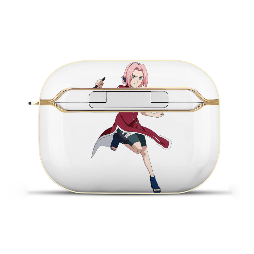 （画像用） NARUTO -ナルト- 春野サクラ Haruno Sakura 【AirPods Pro用】ハードシェル保護ケース｜耐衝撃・防指紋・カラビナ付き商品仕様