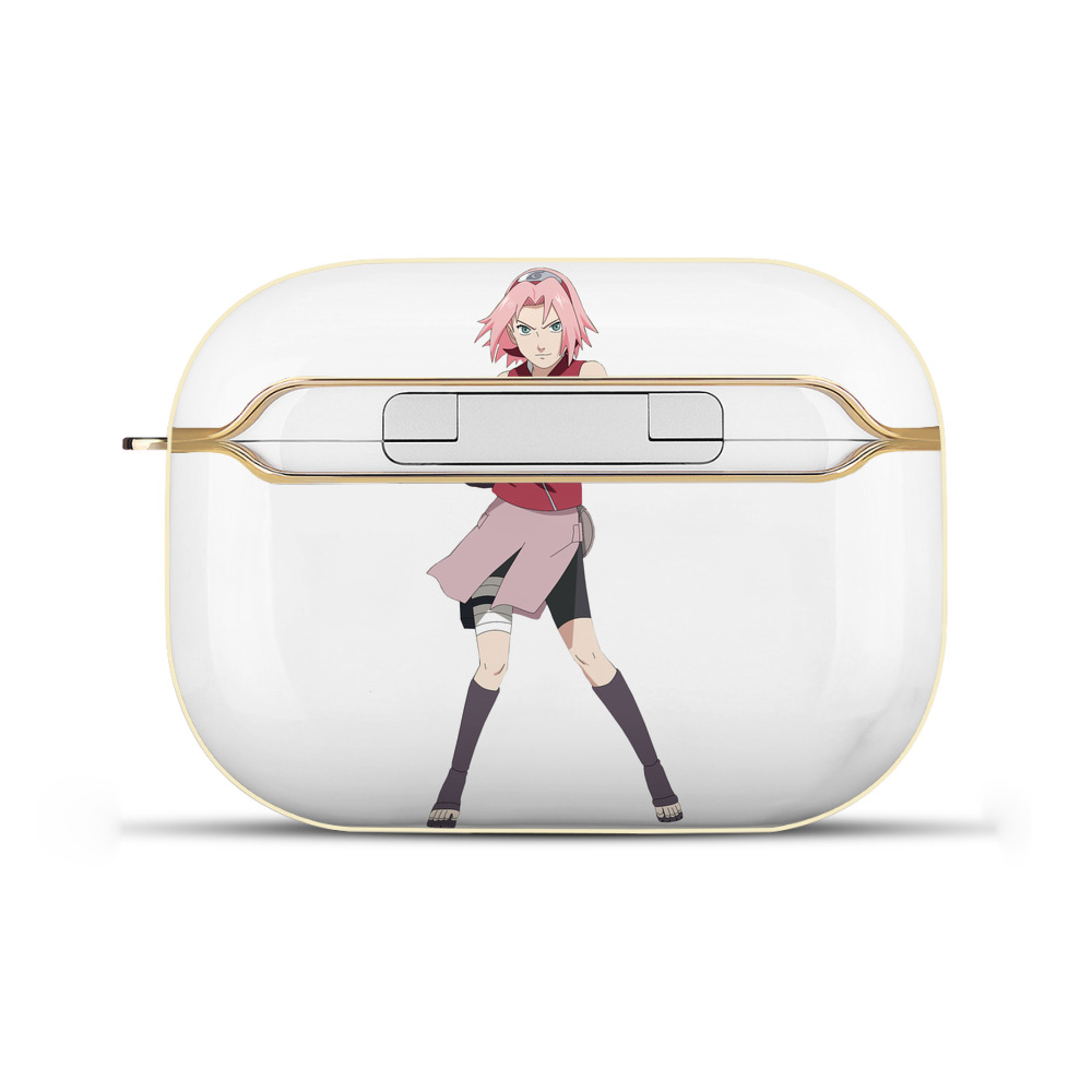 （画像用） NARUTO -ナルト- 春野サクラ Haruno Sakura 【AirPods Pro用】ハードシェル保護ケース｜耐衝撃・防指紋・カラビナ付き商品仕様
