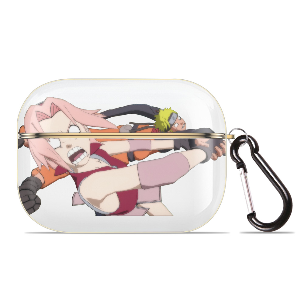 （画像用） NARUTO -ナルト- 春野サクラ Haruno Sakura 【AirPods Pro用】ハードシェル保護ケース｜耐衝撃・防指紋・カラビナ付き商品仕様