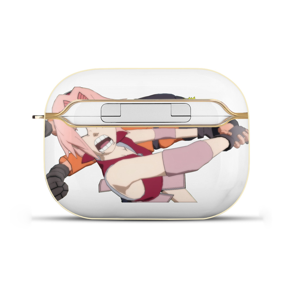 （画像用） NARUTO -ナルト- 春野サクラ Haruno Sakura 【AirPods Pro用】ハードシェル保護ケース｜耐衝撃・防指紋・カラビナ付き商品仕様