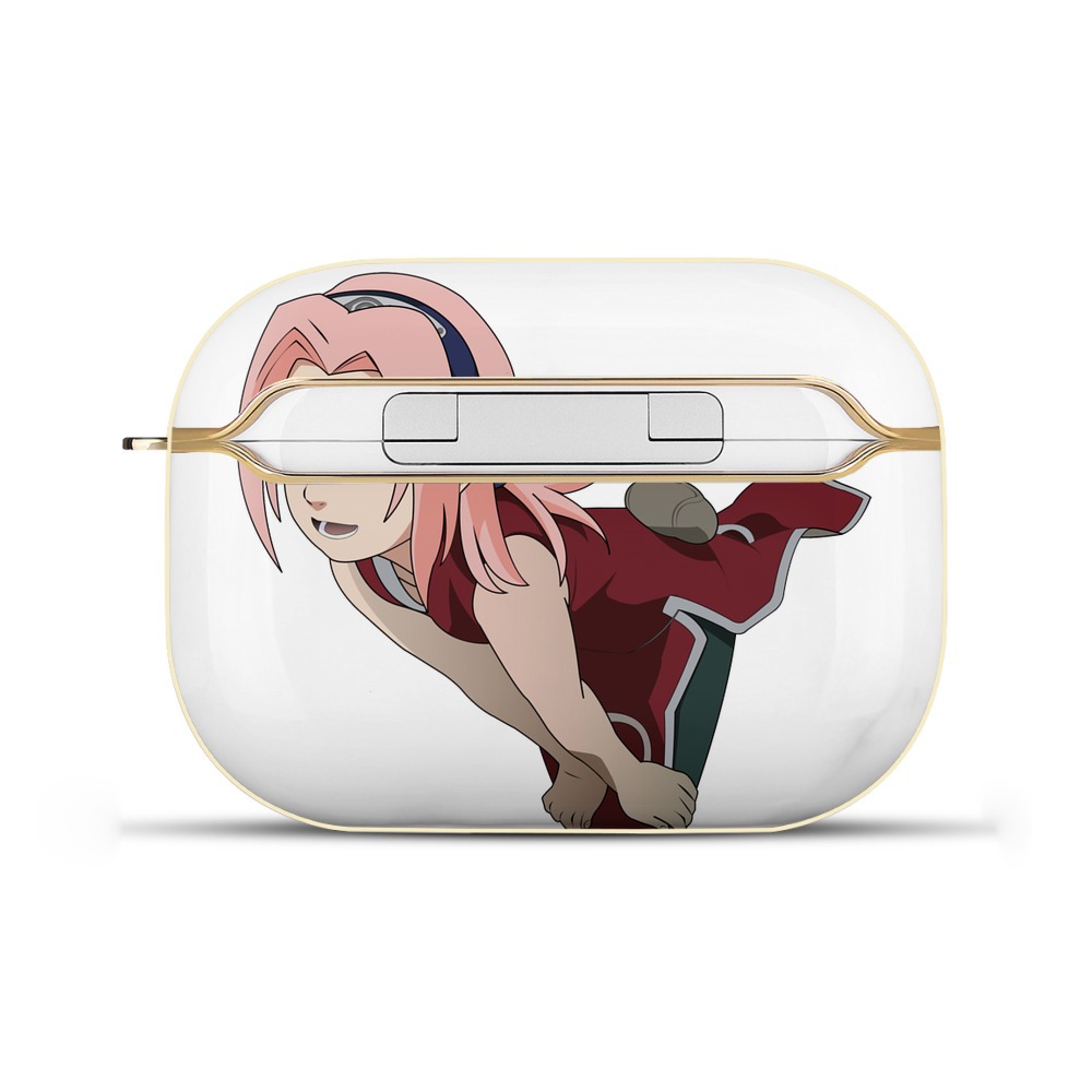 （画像用） NARUTO -ナルト- 春野サクラ Haruno Sakura 【AirPods Pro用】ハードシェル保護ケース｜耐衝撃・防指紋・カラビナ付き商品仕様
