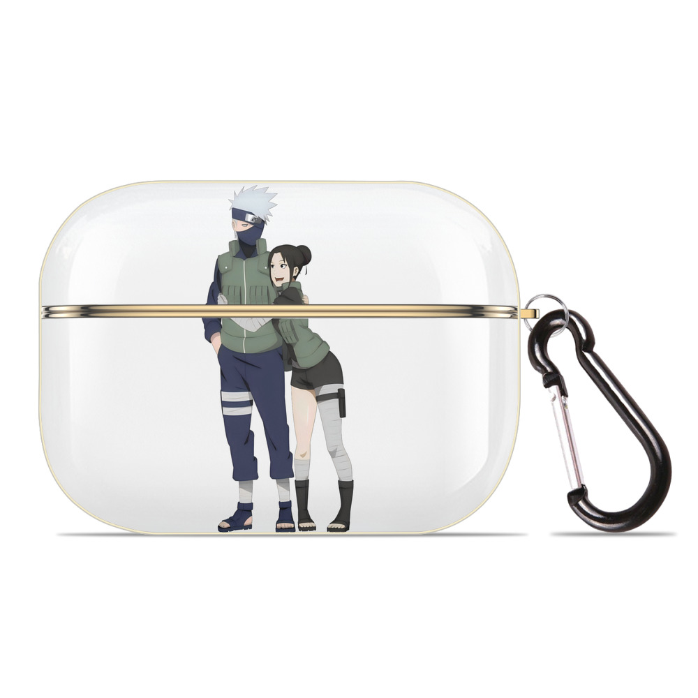 （画像用） NARUTO -ナルト- はたけ カカシ Hatake Kakashi 【AirPods Pro用】ハードシェル保護ケース｜耐衝撃・防指紋・カラビナ付き商品仕様