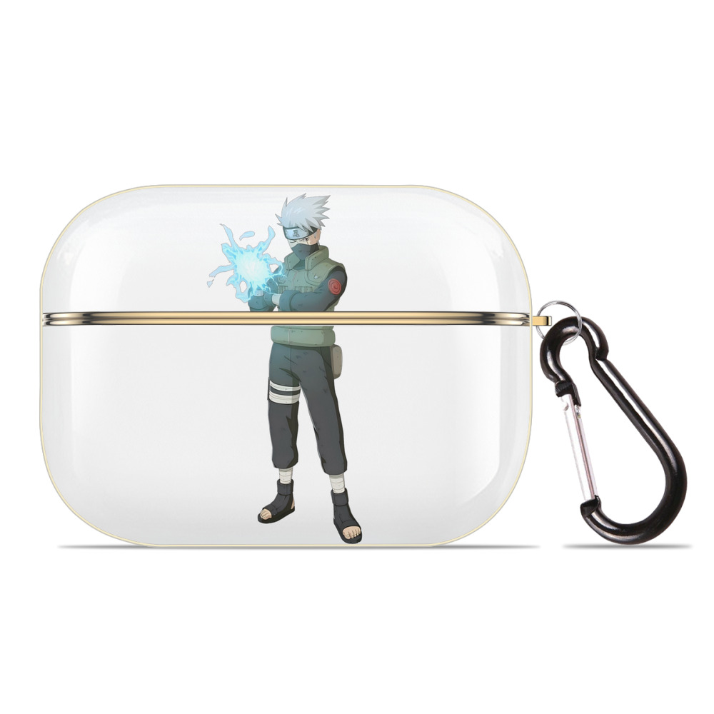 （画像用） NARUTO -ナルト- はたけ カカシ Hatake Kakashi 【AirPods Pro用】ハードシェル保護ケース｜耐衝撃・防指紋・カラビナ付き商品仕様