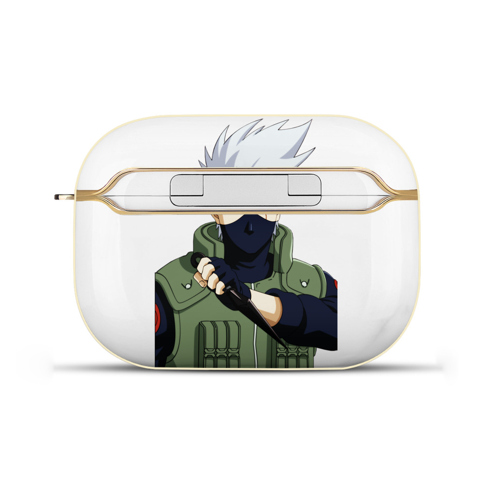 （画像用） NARUTO -ナルト- はたけ カカシ Hatake Kakashi 【AirPods Pro用】ハードシェル保護ケース｜耐衝撃・防指紋・カラビナ付き商品仕様