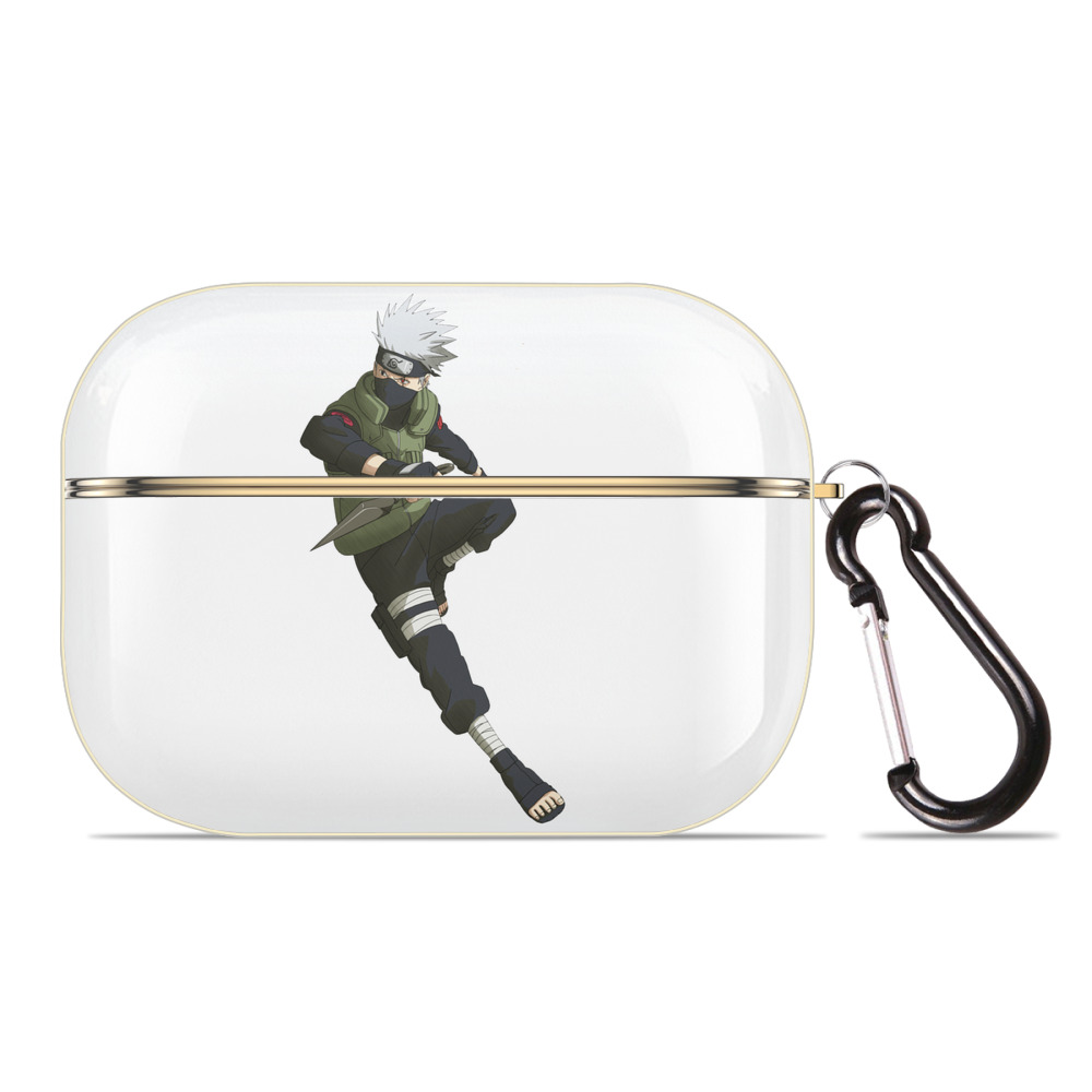 （画像用） NARUTO -ナルト- はたけ カカシ Hatake Kakashi 【AirPods Pro用】ハードシェル保護ケース｜耐衝撃・防指紋・カラビナ付き商品仕様