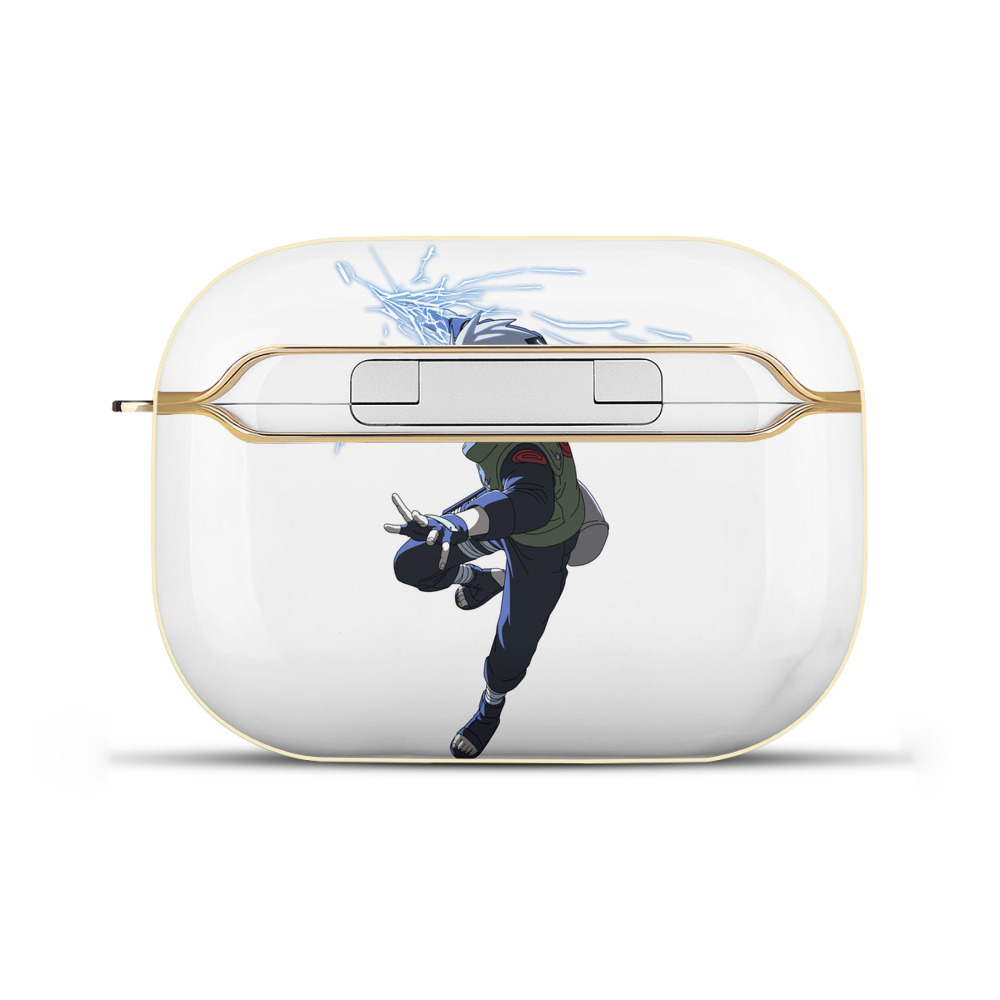 （画像用） NARUTO -ナルト- はたけ カカシ Hatake Kakashi 【AirPods Pro用】ハードシェル保護ケース｜耐衝撃・防指紋・カラビナ付き商品仕様