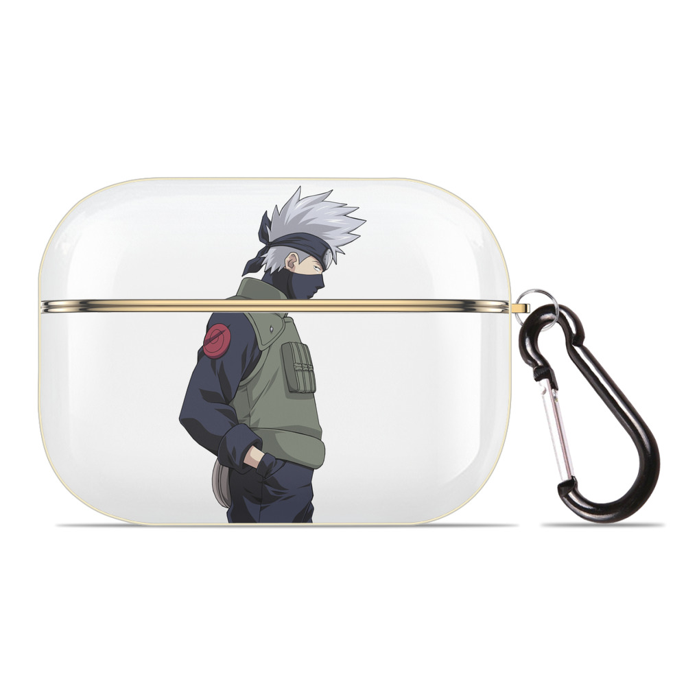 （画像用） NARUTO -ナルト- はたけ カカシ Hatake Kakashi 【AirPods Pro用】ハードシェル保護ケース｜耐衝撃・防指紋・カラビナ付き商品仕様