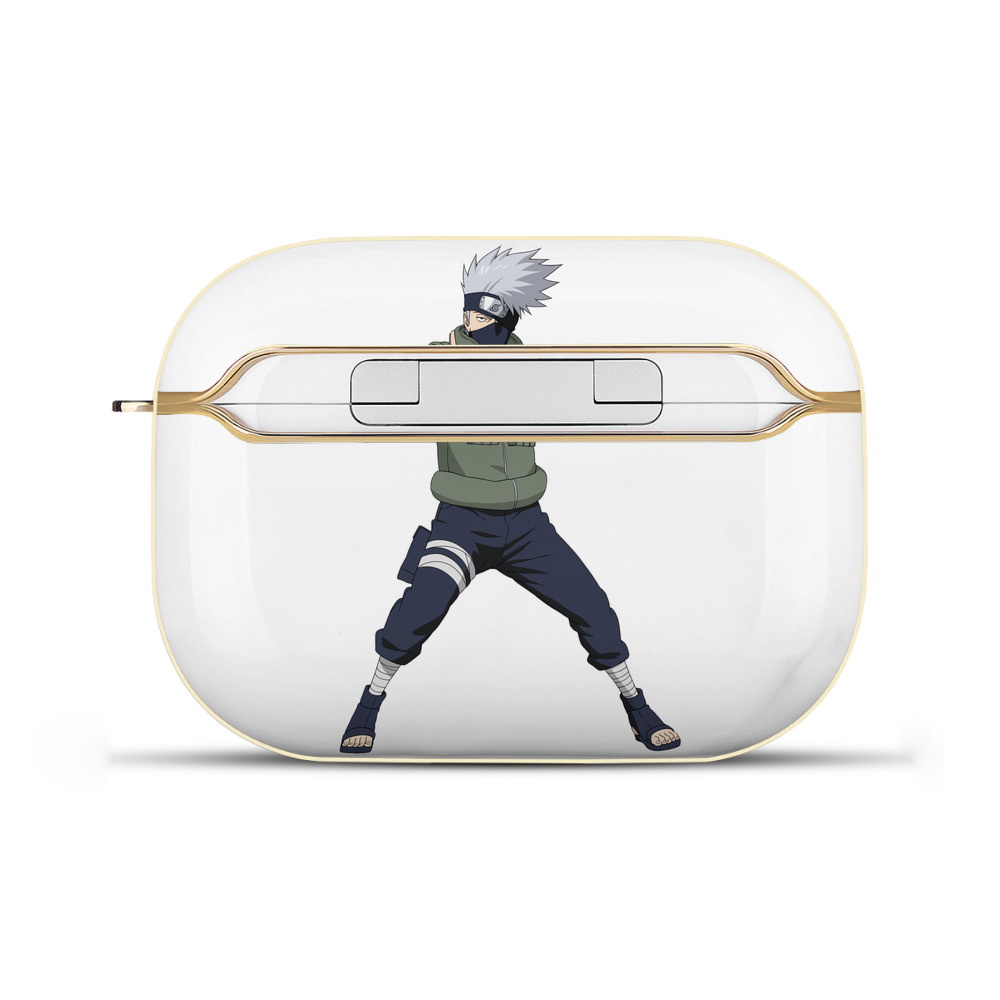 （画像用） NARUTO -ナルト- はたけ カカシ Hatake Kakashi 【AirPods Pro用】ハードシェル保護ケース｜耐衝撃・防指紋・カラビナ付き商品仕様