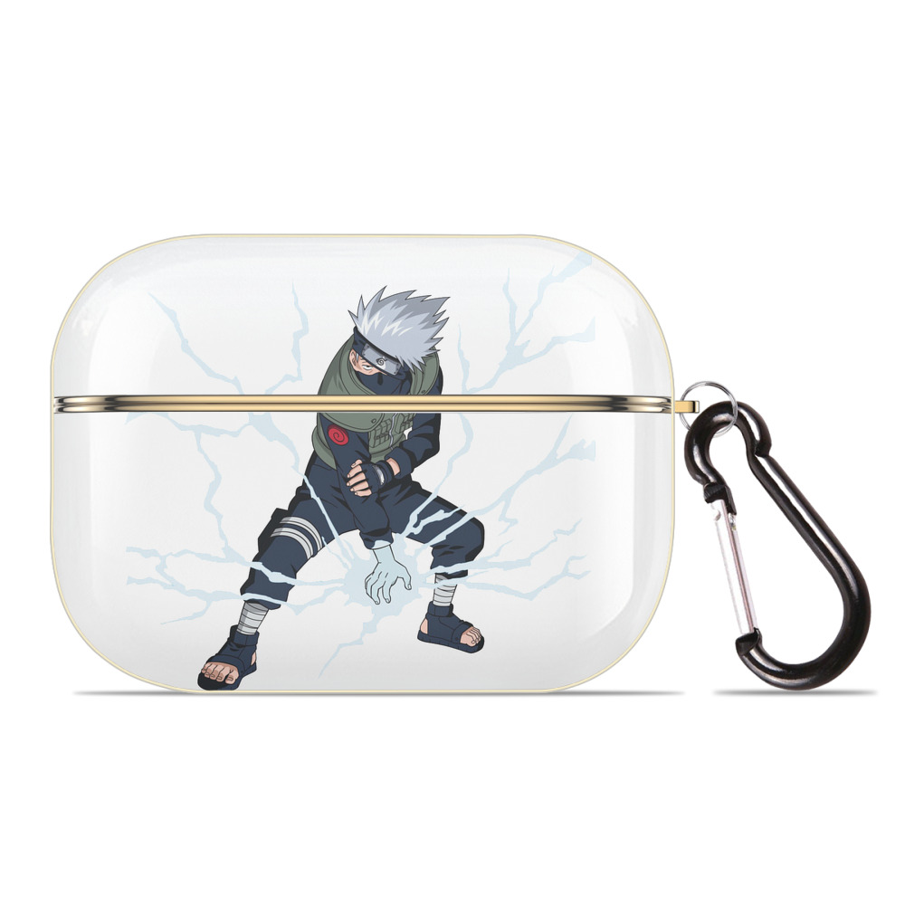 （画像用） NARUTO -ナルト- はたけ カカシ Hatake Kakashi 【AirPods Pro用】ハードシェル保護ケース｜耐衝撃・防指紋・カラビナ付き商品仕様