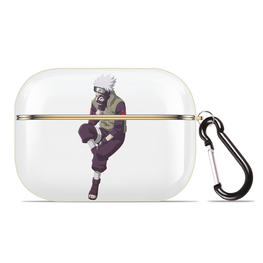 （画像用） NARUTO -ナルト- はたけ カカシ Hatake Kakashi 【AirPods Pro用】ハードシェル保護ケース｜耐衝撃・防指紋・カラビナ付き商品仕様