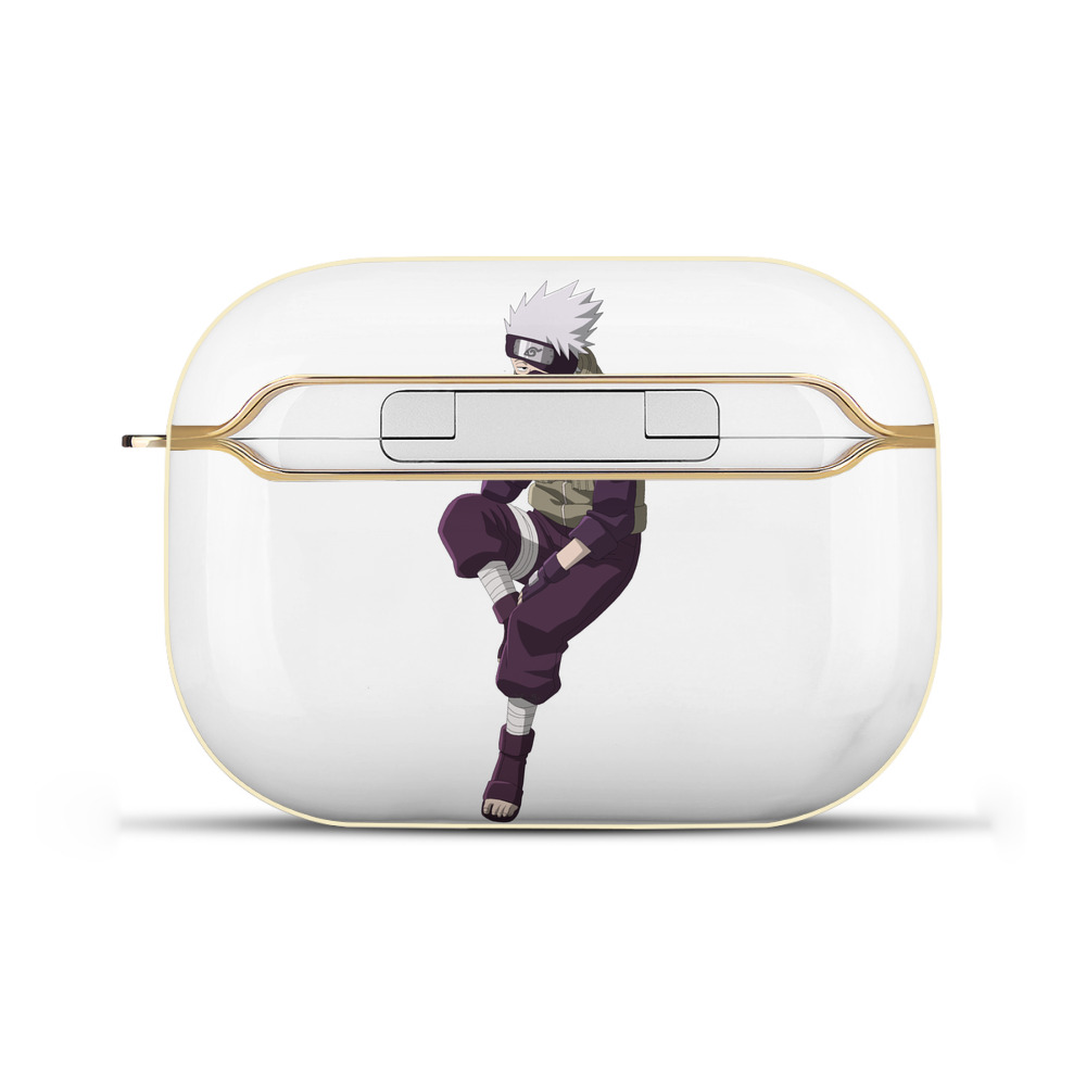 （画像用） NARUTO -ナルト- はたけ カカシ Hatake Kakashi 【AirPods Pro用】ハードシェル保護ケース｜耐衝撃・防指紋・カラビナ付き商品仕様