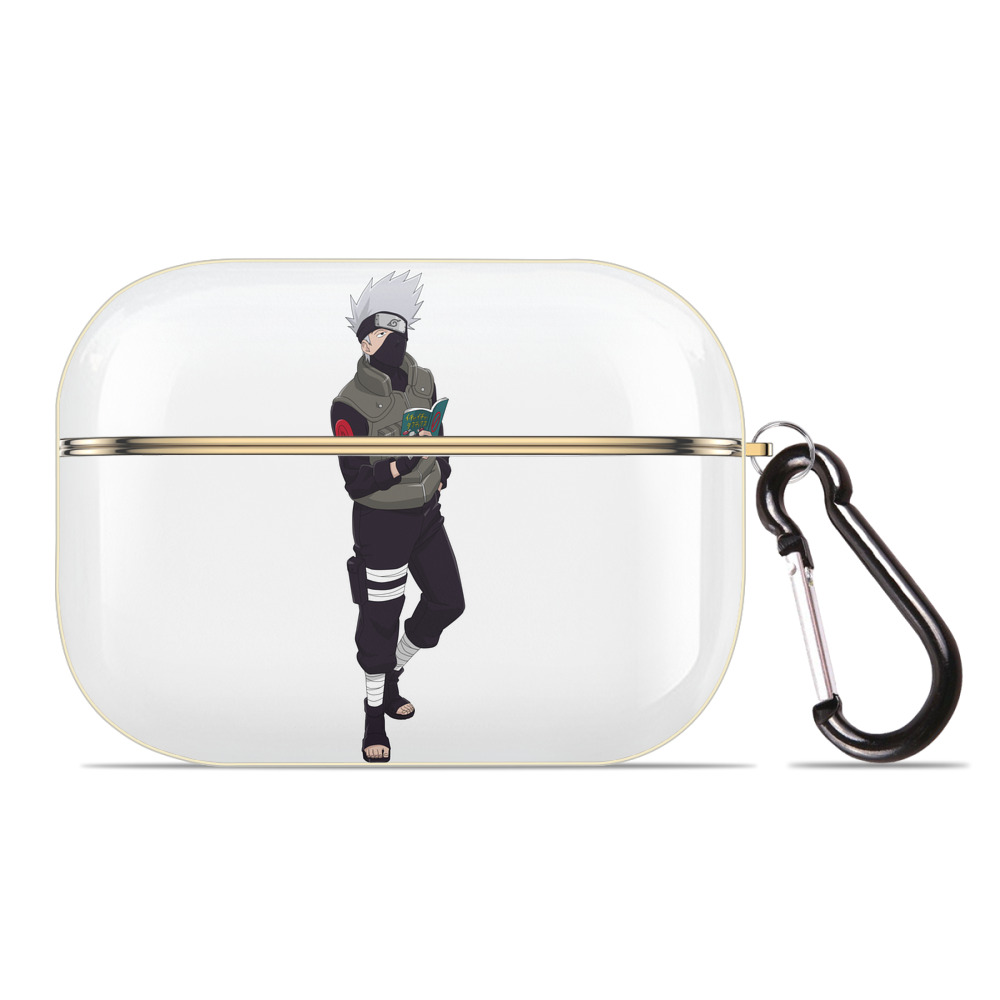 （画像用） NARUTO -ナルト- はたけ カカシ Hatake Kakashi 【AirPods Pro用】ハードシェル保護ケース｜耐衝撃・防指紋・カラビナ付き商品仕様